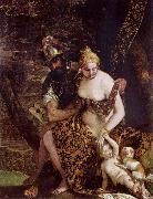 Paolo Veronese Mars and Venus with Cupid and a Dog oil